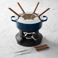 Le Creuset Alpine Enameled Cast Iron Fondue Pot, 2.5-Qt, Nuit