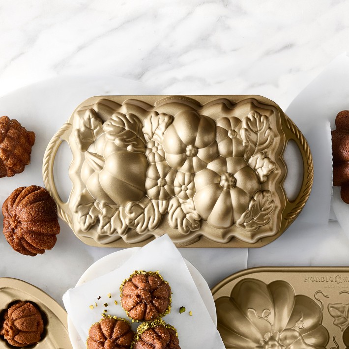Nordic Ware Fall Loaf Pan | Williams Sonoma