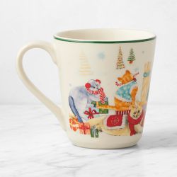 Holiday Cats Decal Mug