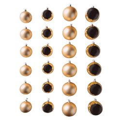Balsam Hill Essentials Classic Ornaments, Set of 24