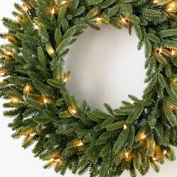 Balsam Hill Fraser Fir Faux Wreath &amp; Garland
