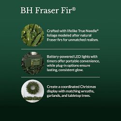 Balsam Hill Fraser Fir Faux Wreath &amp; Garland