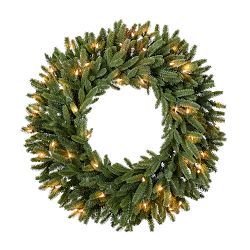 Balsam Hill Fraser Fir Faux Wreath &amp; Garland