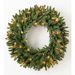 Balsam Hill Fraser Fir Faux Wreath &amp; Garland