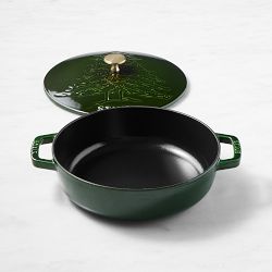 Staub Enameled Cast Iron Pine Tree Braiser, 2.5-Qt