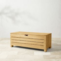 Larnaca Teak Outdoor Storage Trunk (48")