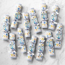 Caspari Dreidel Crackers, Set of 12