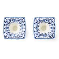 Spode Judaica Sabbath Taper Candle Holders, Set of 2