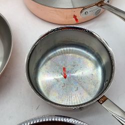 OPEN BOX: Williams Sonoma Thermo-Clad™ Copper 10-Piece Cookware Set