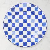 MacKenzie-Childs Stoneware Check Round Platter Simolary simolary.com 8