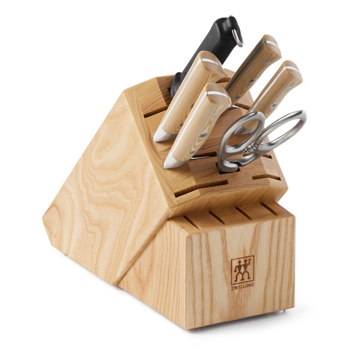 Zwilling Kanren 7-Piece Knife Set with Acacia Block | Williams Sonoma