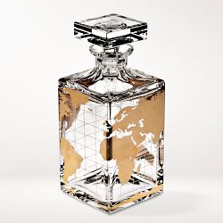 Vista Alegre Crystal Whiskey Decanter, Atlas