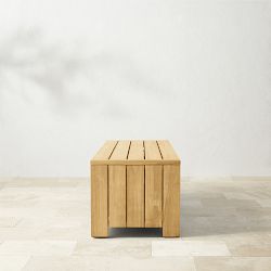 Larnaca Teak Outdoor Storage Trunk (48")