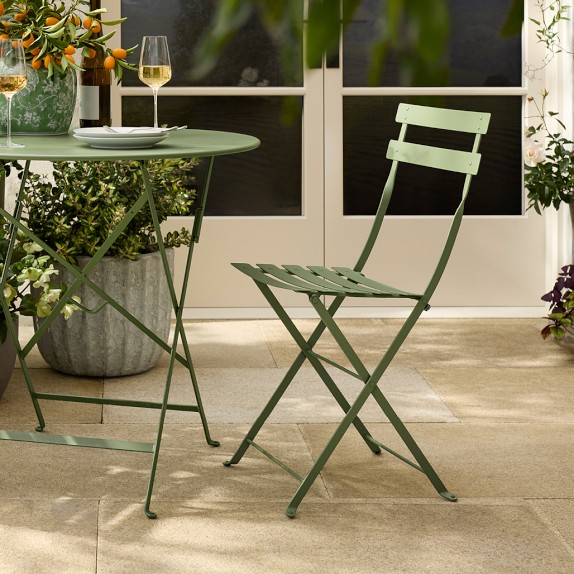 アウトドアチェア FERMOB BIRTRO ビストロ +専用クッション2個付 Fermob Outdoor Bistro Side Chair - Set of 2 | Williams Sonoma