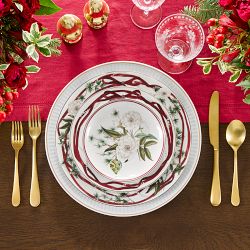 Holiday Ribbons Appetizer Plates