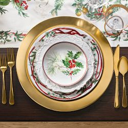 Holiday Ribbons Appetizer Plates