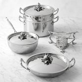 Ruffoni Opus Prima Hammered Stainless-Steel 8-Piece Cookware Set Simolary simolary.com 13