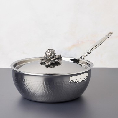 Ruffoni Opus Prima Hammered Stainless-Steel 8-Piece Cookware Set Simolary simolary.com 17