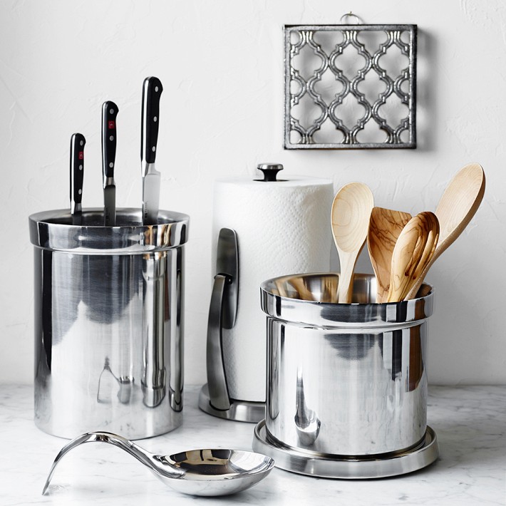 OXO Paper Towel Holder - Brushed Stainless-Steel | Kitchen Counter