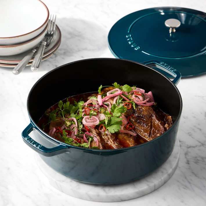 Staub Enameled Cast Iron Oval Dutch Oven 6.25-Qt | Williams Sonoma