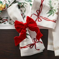 12 Days of Christmas Ribbon Napkin, Set of 4