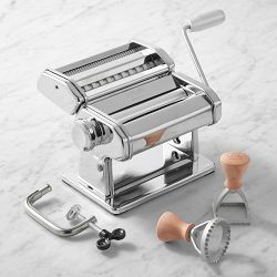 Marcato® Pasta Machine &amp; Ravioli Stamp Set, Chrome