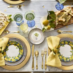 Limone Striped Table Runner