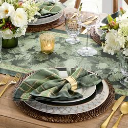 Woodland Pinecone Jacquard Table Runner