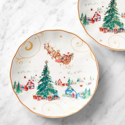 'Twas The Night Before Christmas Salad Plates
