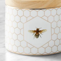 Honeycomb Porcelain Salt Cellar