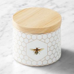 Honeycomb Porcelain Salt Cellar