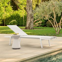 Santa Barbara Outdoor Metal Chaise