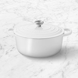 Le Creuset Signature Enameled Cast Iron Round Dutch Oven, 5.5-Qt, White