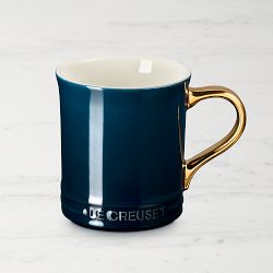 Le Creuset Gold Metallic Mugs