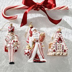Candy Cane Nutcracker Ornament