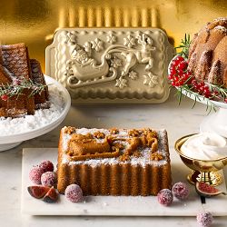 Nordic Ware Nonstick Cast Aluminum 'Twas the Night Before Christmas Loaf Pan