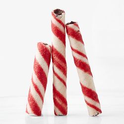 Williams Sonoma Chocolate Peppermint Rolled Wafers