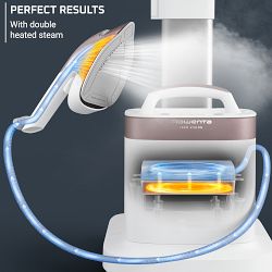Rowenta IXEO Vision All-in-One Iron and Steamer Cinnamon Pink QR1812