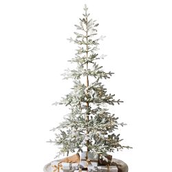 Balsam Hill Most Realistic Frosted Alpine Balsam Fir Faux Tree