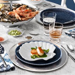 Seashell Salad Plates