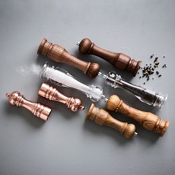 Williams Sonoma Polished Salt &amp; Pepper Mills Set, 6"