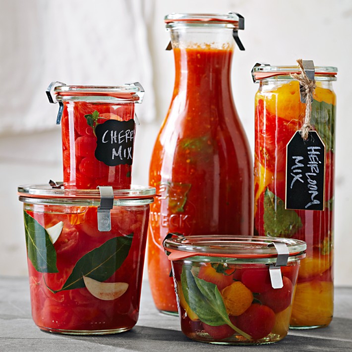 LUMINARC ARC jam jar ❺ＭＬセットWECK ★お値下げ中 Weck Cylindrical Jars, 20.2 oz, Set of 6 | Williams Sonoma