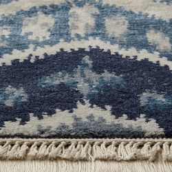 Luke Irwin: Nadya Ikat Hand Knotted Rug Swatch - Free Returns Within 30 Days