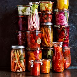 Weck Juice Jars, 19.6 oz, Set of 6