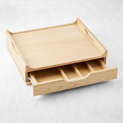 Hold Everything Coffee Storage Station Pull Out Drawer, Ashwood