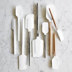 Williams Sonoma Silicone Mini Spatula &amp; Spoonula with Stainless-Steel Handle