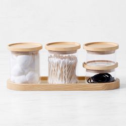 Hold Everything Stacking Round Jar Set with Tray Set of 5