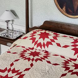 Josh Young x Williams Sonoma Home Vintage Quilt, Red/White