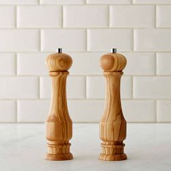 Williams Sonoma Traditional Olivewood Salt &amp; Pepper Mills Set