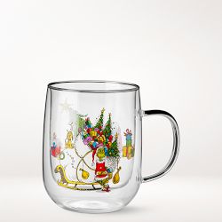 The Grinch™ Double-Wall Coffee Mugs, Set of 2